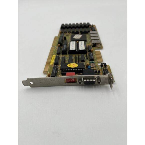 Genuine Vintage WDC S/N 9004205 VGA 16-Bit ISA Video Card - Picture 2 of 5